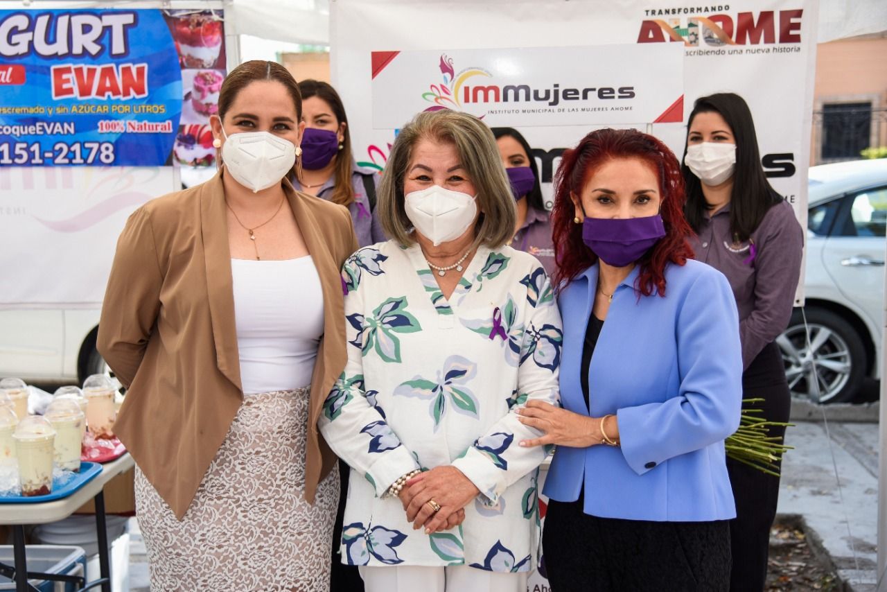 Invita la alcaldesa Socorrito Calderón a sumar manos para dignificar a las mujeres