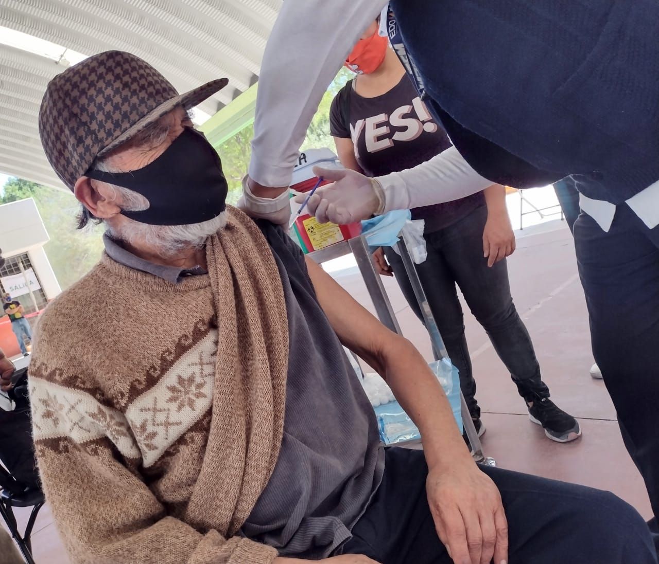 Ecatepec #llega a 168 mil adultos mayores #vacunados contra el Covid-19
