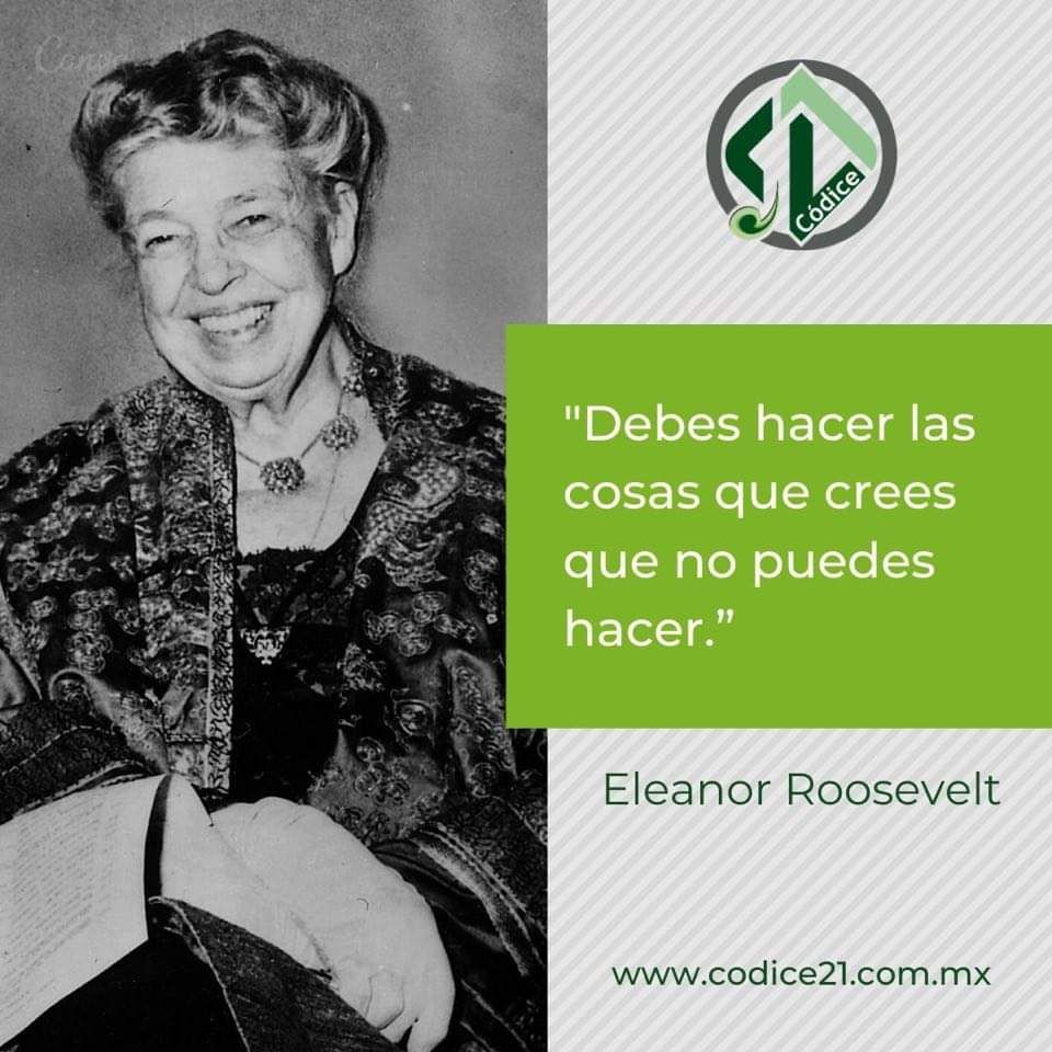 Debes hacer las cosas que crees que no puedes hacer 