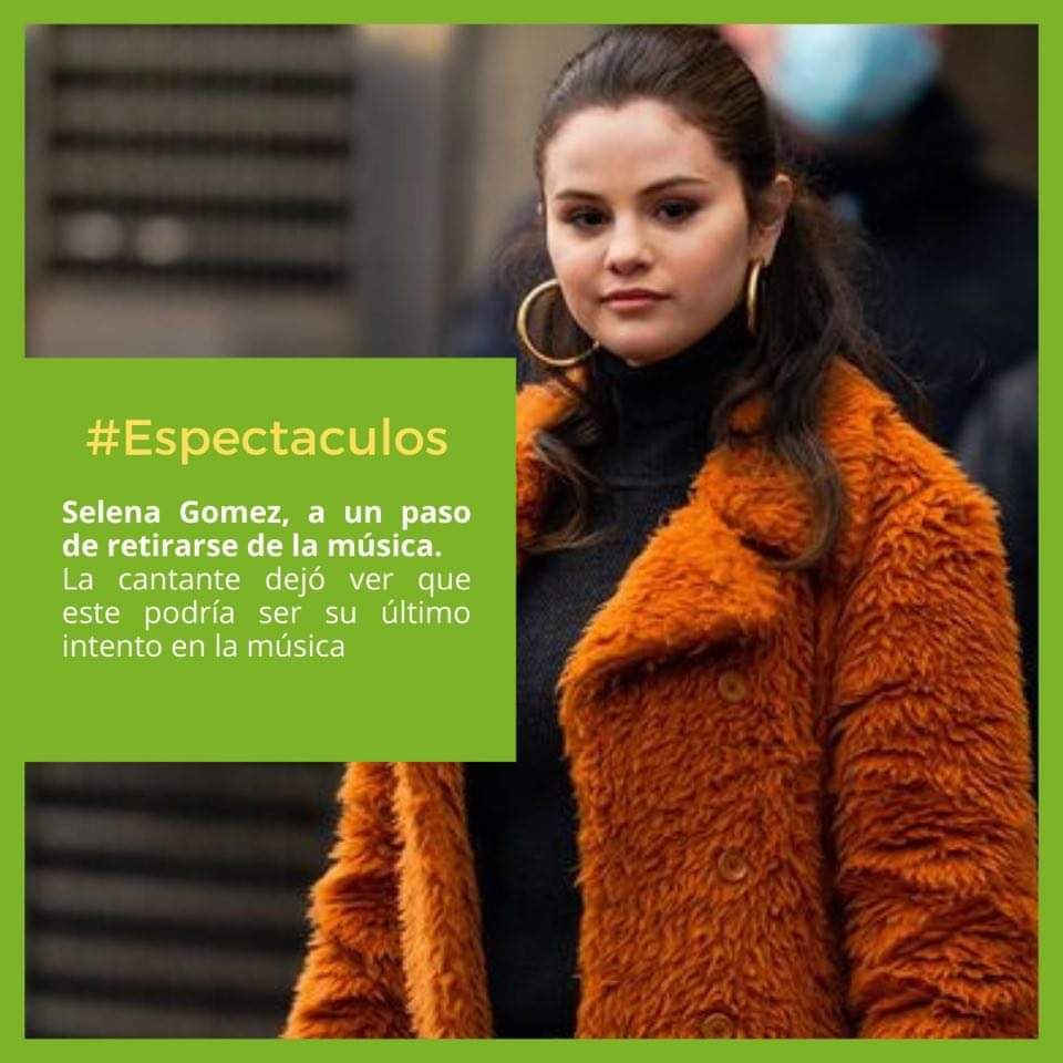 Selena Gómez a un paso de retirarse de la música 