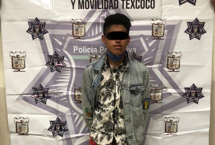 Policías de Texcoco apresan a trio delincuenciales
