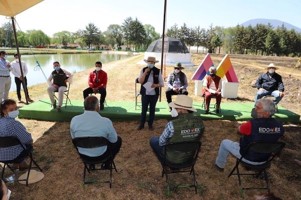 #La Secretaria del Campo del Estado de México inició temporada de siembra de carpa

