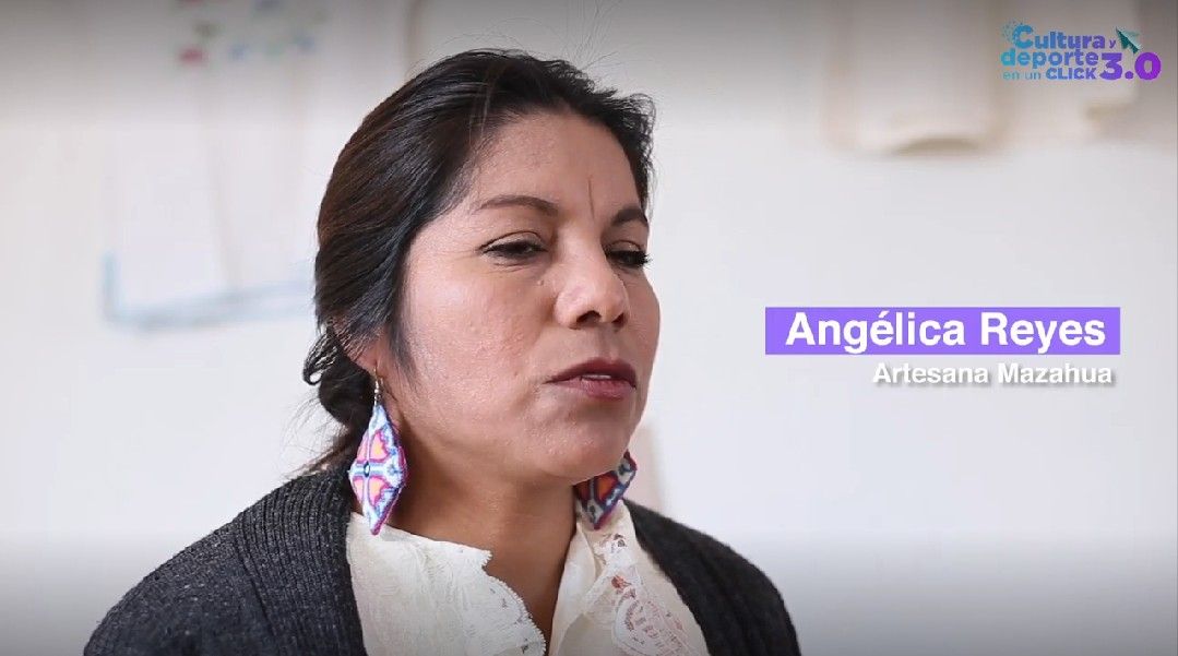 Es Angélica Reyes Martínez una de las principales exponentes del bordado mexiquense
