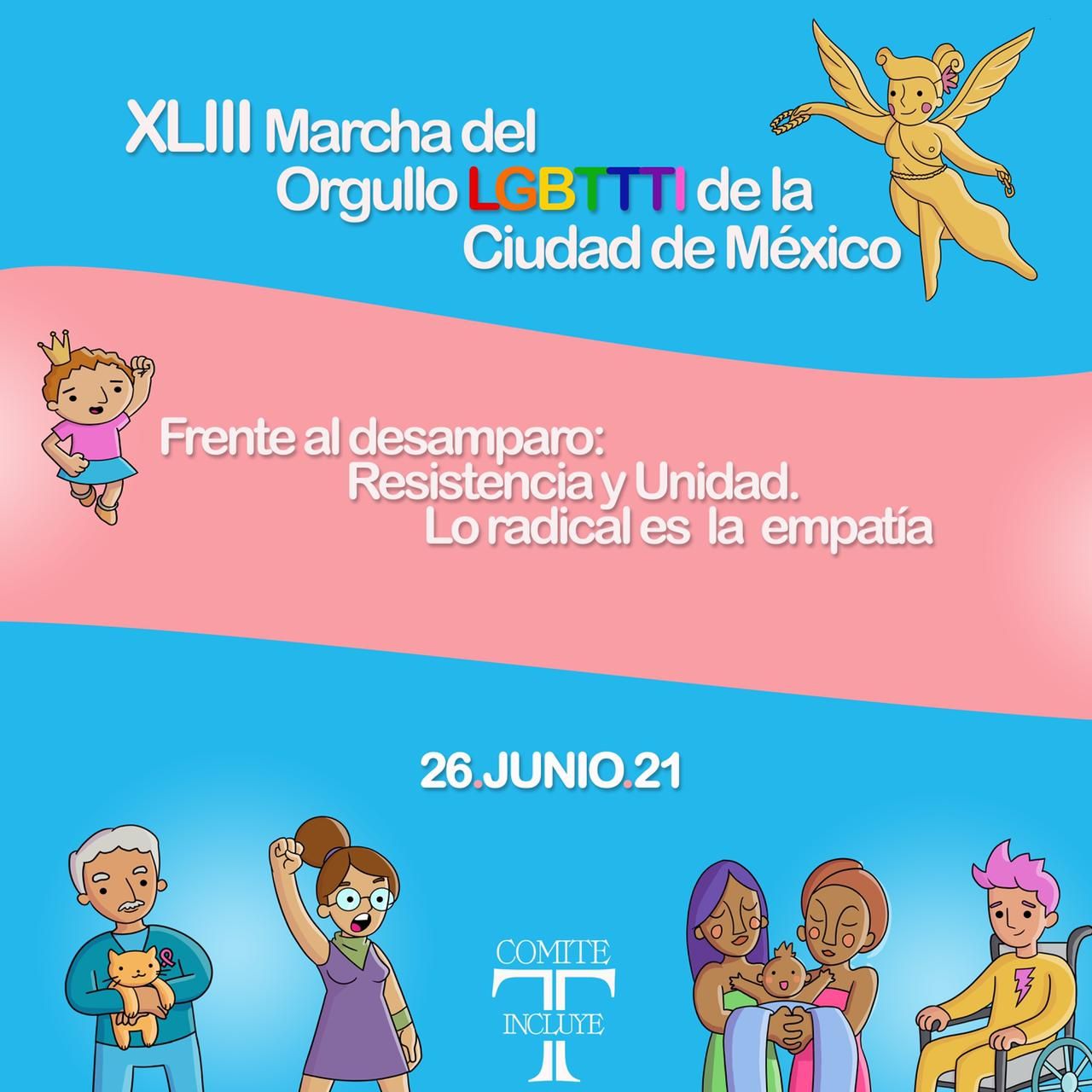 XLIII Marcha del Orgullo LGBTTTI+ de la Ciudad de México
