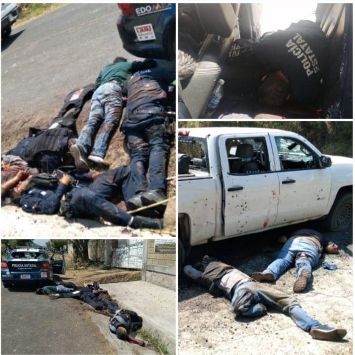 13 Policías muertos, fueron emboscados por un ’Grupo Criminal’