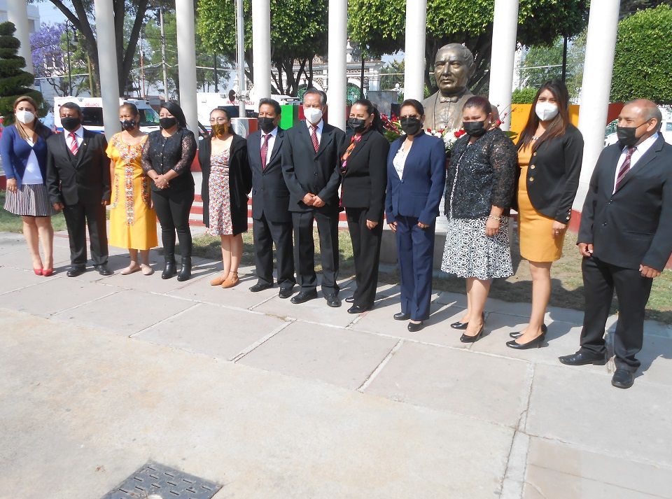 Conmemoran CCXV aniversario del natalicio de Benito Juárez en Chiautla