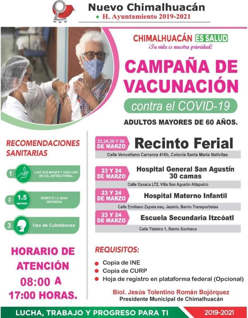 Chimalhuacán intenta sabotear vacunación contra Covid: Xóchitl Flores