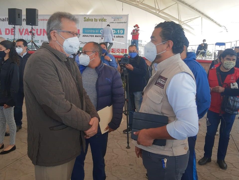 Inicia  jornada de vacunación contra COVID-19 en Chimalhuacán