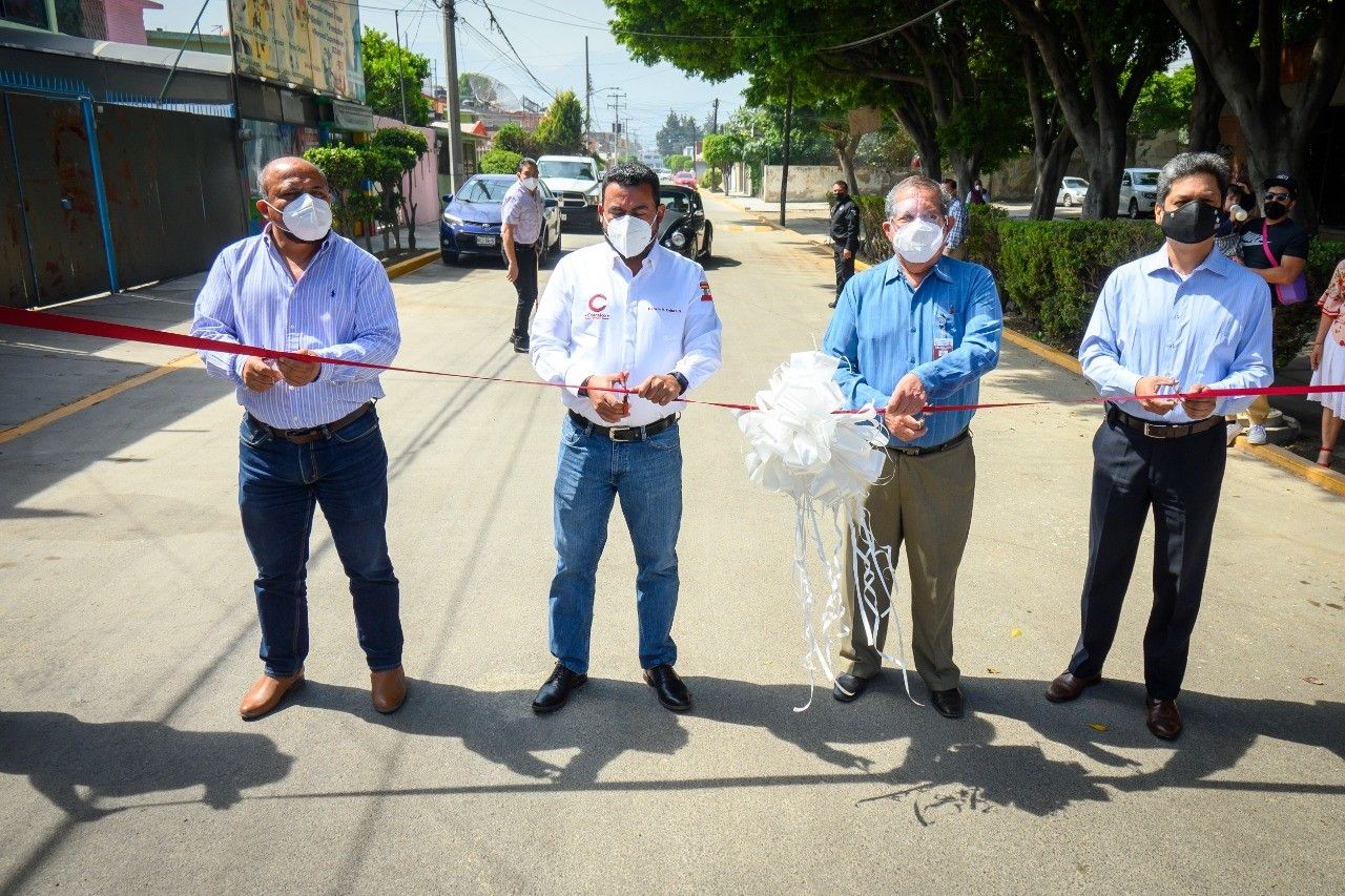 Rehabilitan calle Tulipanes mejorando imàgen urbana de Coacalco 