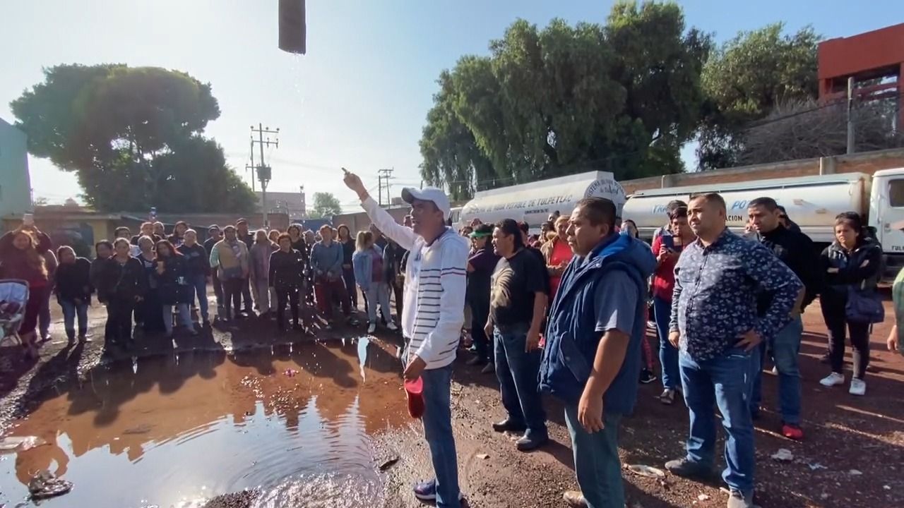 Piden a Gobierno Federal frenar huachicoleo de agua en Ecatepec