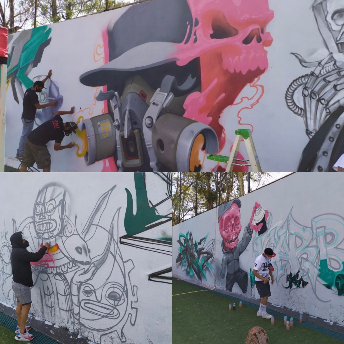 Realizan encuentro nacional de Graffiti mural ’Neza Mi Barrio’