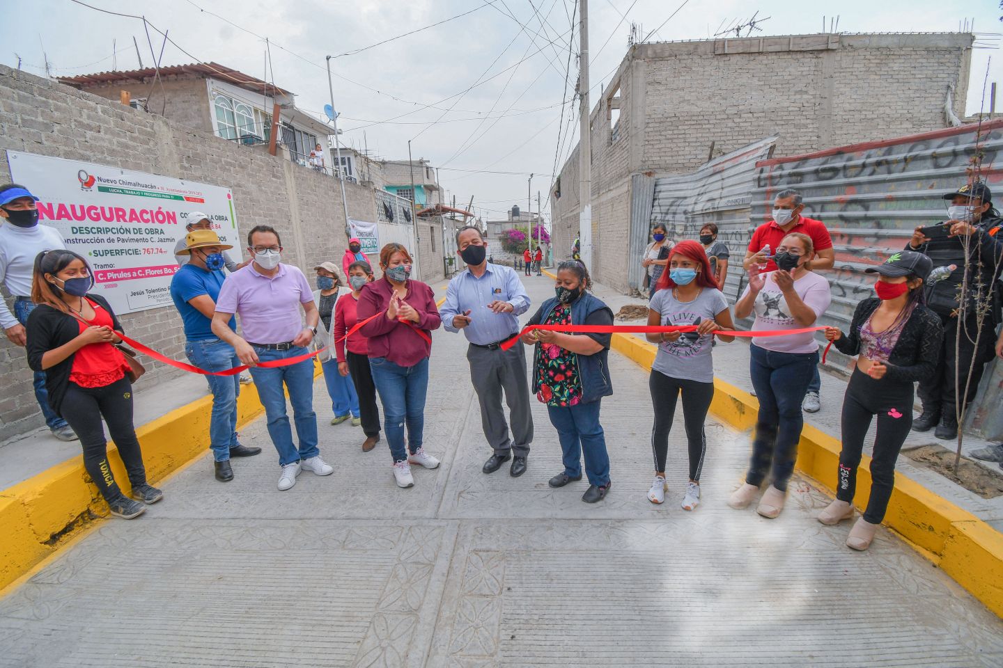Con obras, mejoramos infraestructura educativa, sanitaria y urbana: Tolentino Román