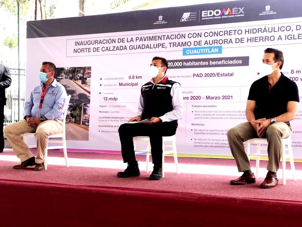 El GEM mejora movilidad de más de 20 mil habitantes de Cuautitlán