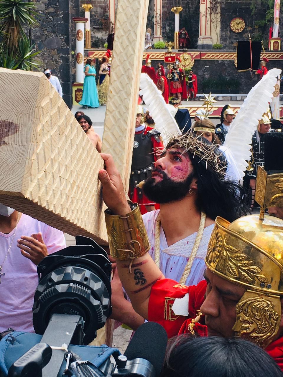 #Así fue la 178 representación de Semana Santa en Iztapalapa