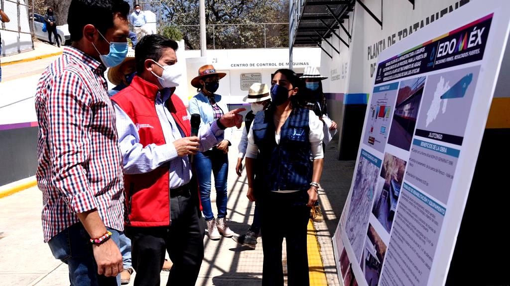 La CAEM realiza obras hidráulicas amigables con el medio ambiente en Jilotzingo y Jocotitlán
