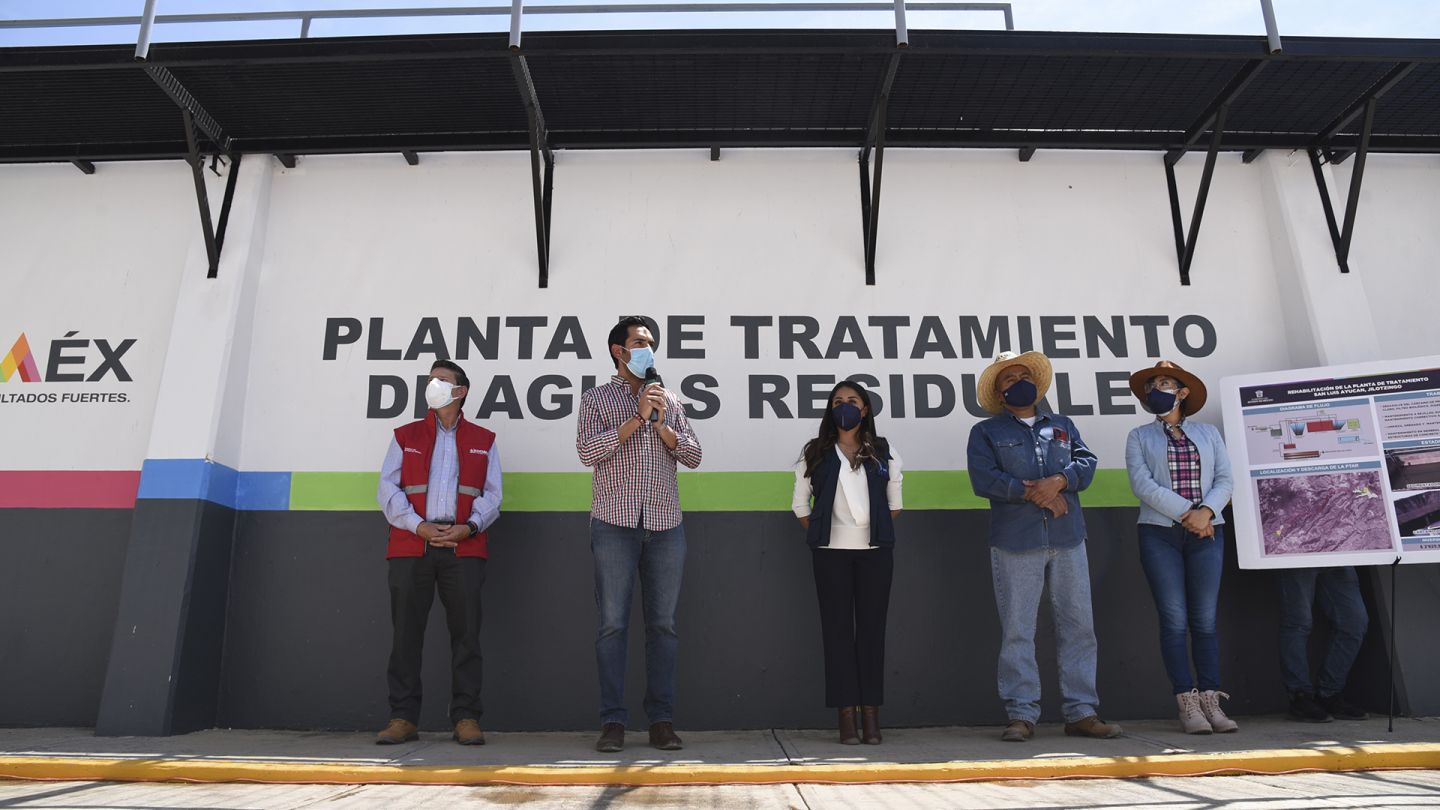 Realiza CAEM obras hidráulicas amigables con el medio ambiente en Jilotzingo y Jocotitlán