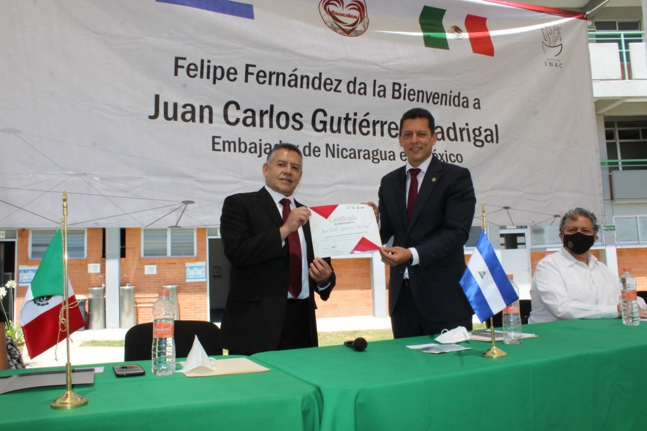 Embajador de Nicaragua en México visitó Coacalco