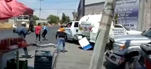 Enfrentamiento entre gaseros deja un herido y un detenido en Texcoco