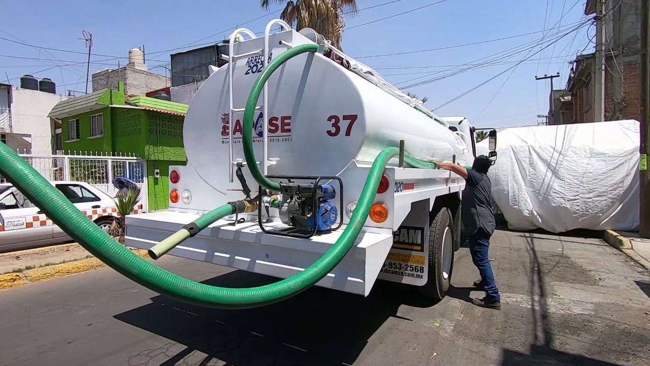 #Implementan en Ecatepec plan emergente de #abasto de agua durante #temporada de estiaje