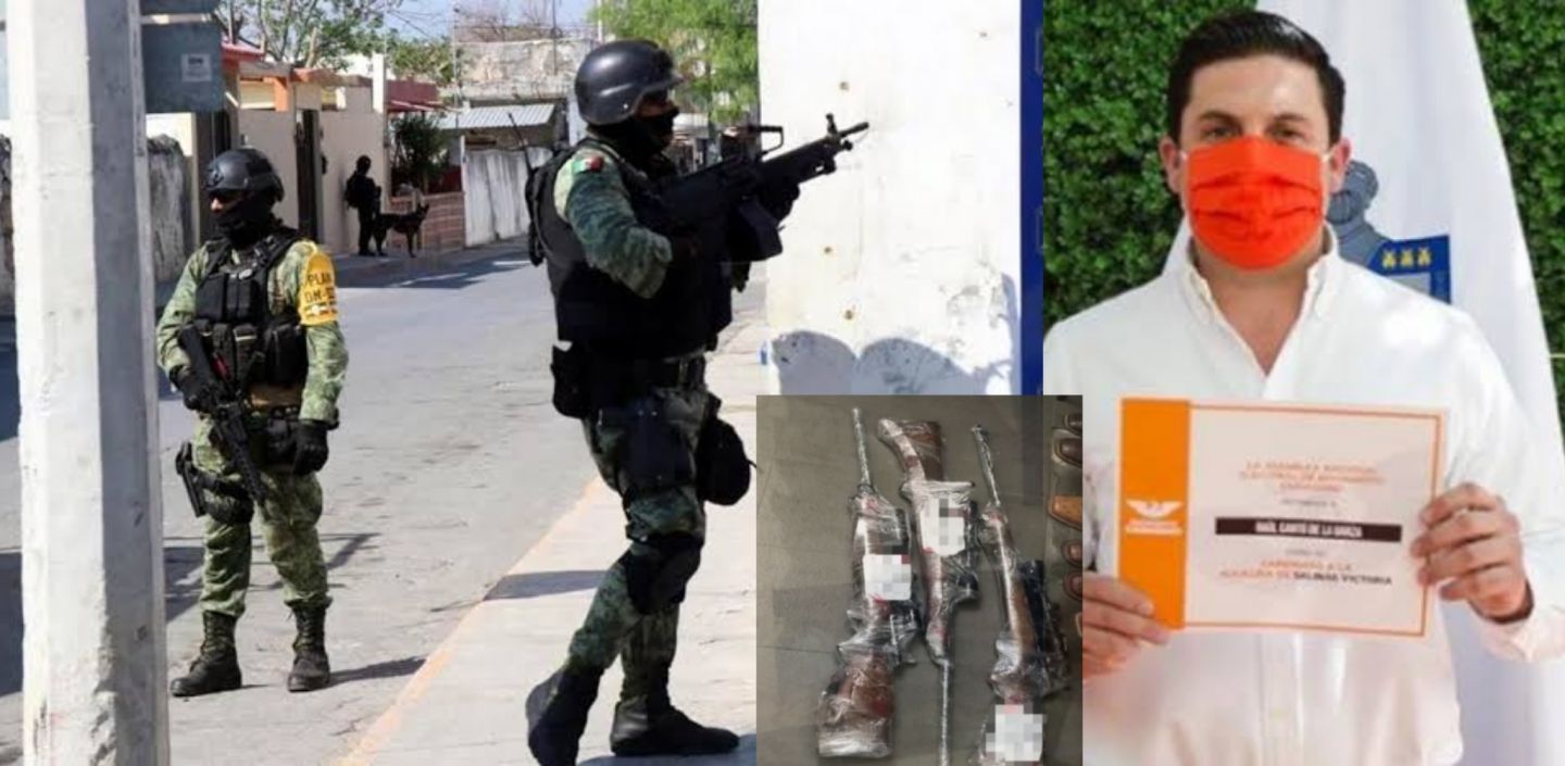 Aseguran a candidato de MC en Nuevo León con armas y droga