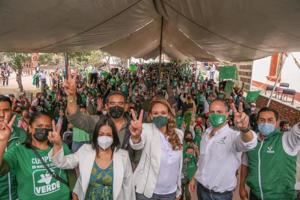 Efervescencia política al comenzar la campaña del PVEM en Texcoco