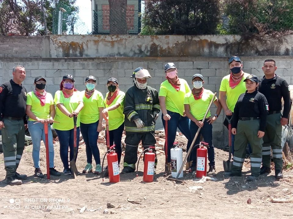 Curso Prevención y Combate de Incendios Forestales en Chiautla