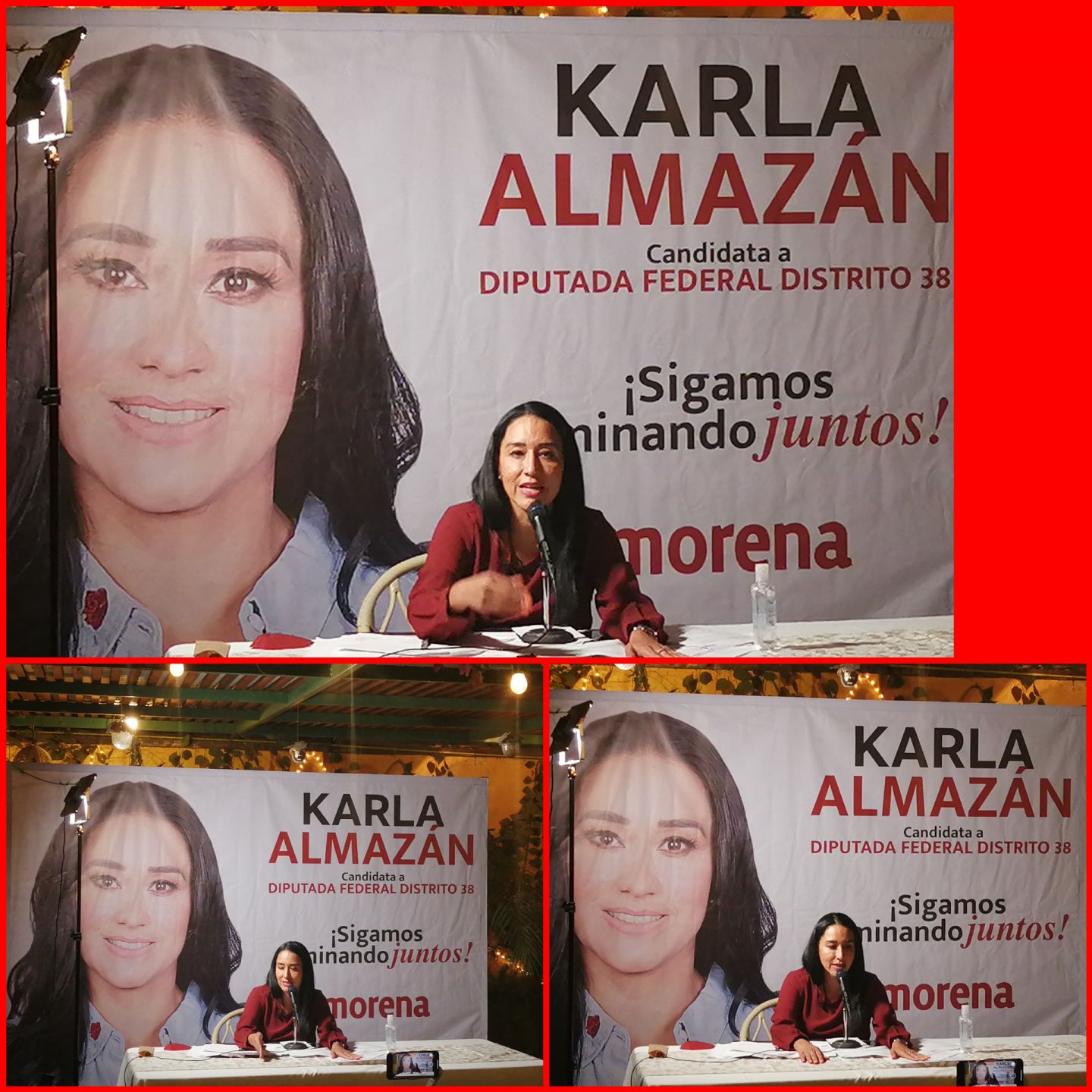 Karla Almazán busca seguir la continuidad para seguir desarrollando los trabajos legislativos 