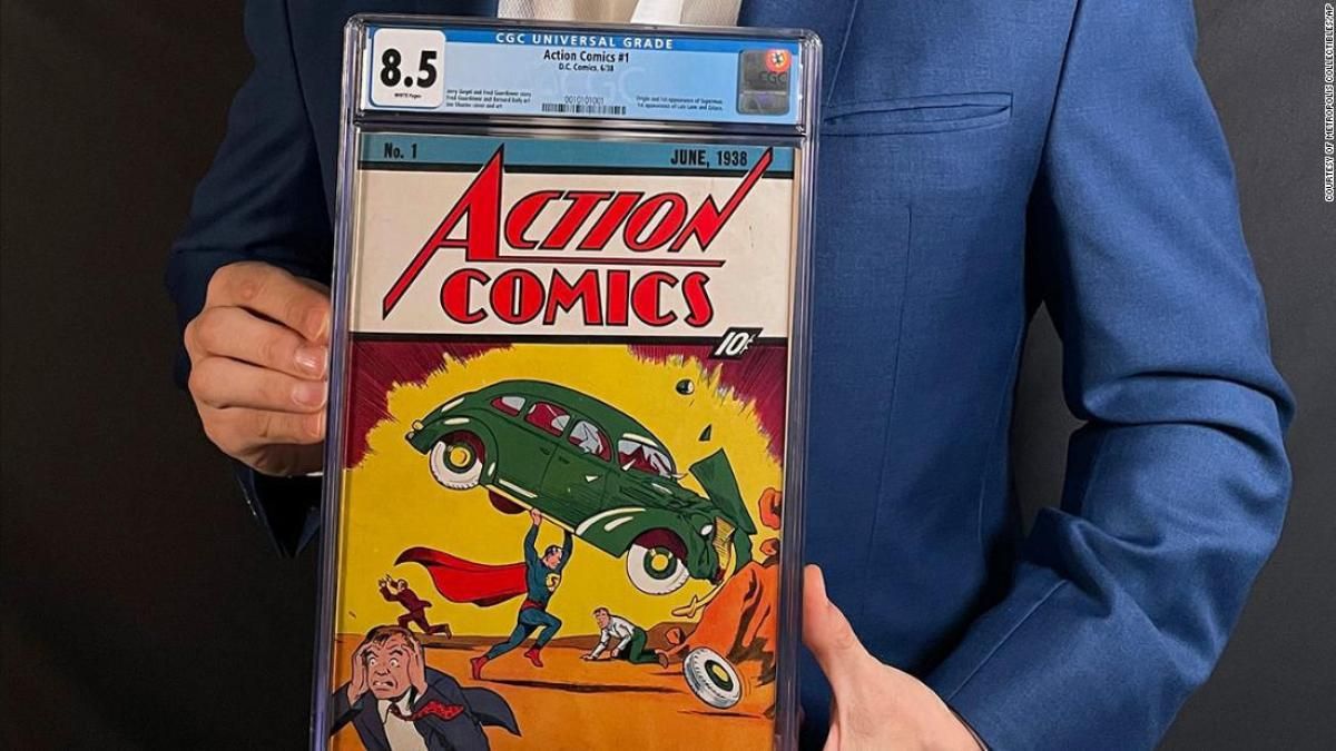 La subasta del primer cómic de Superman alcanza una cifra récord: 3,25 millones de dólares
