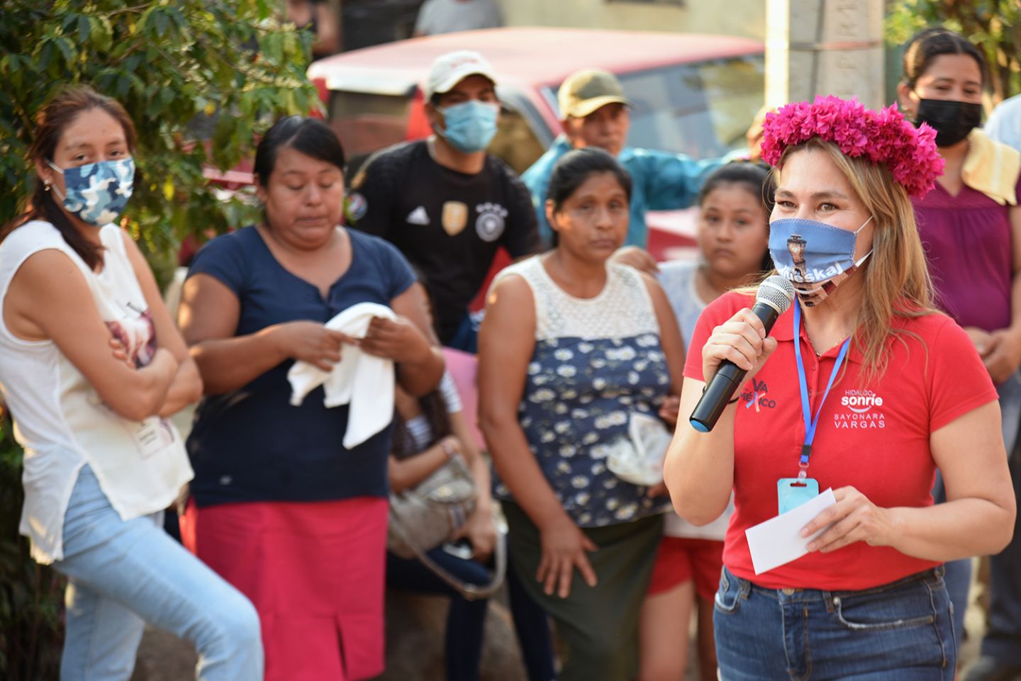 Piden pobladores a Sayonara Vargas que regresen programas sociales 