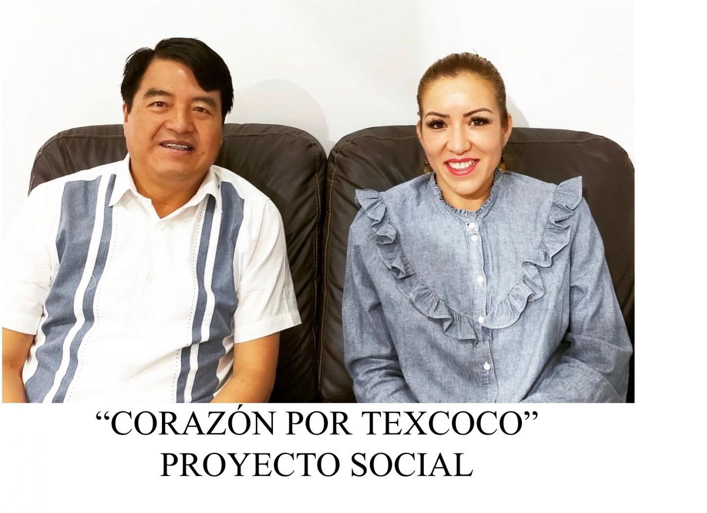 Joel Aguilar Espinosa y Jessica Aguilar Castillo presentan el proyecto social ’Corazón por Texcoco’