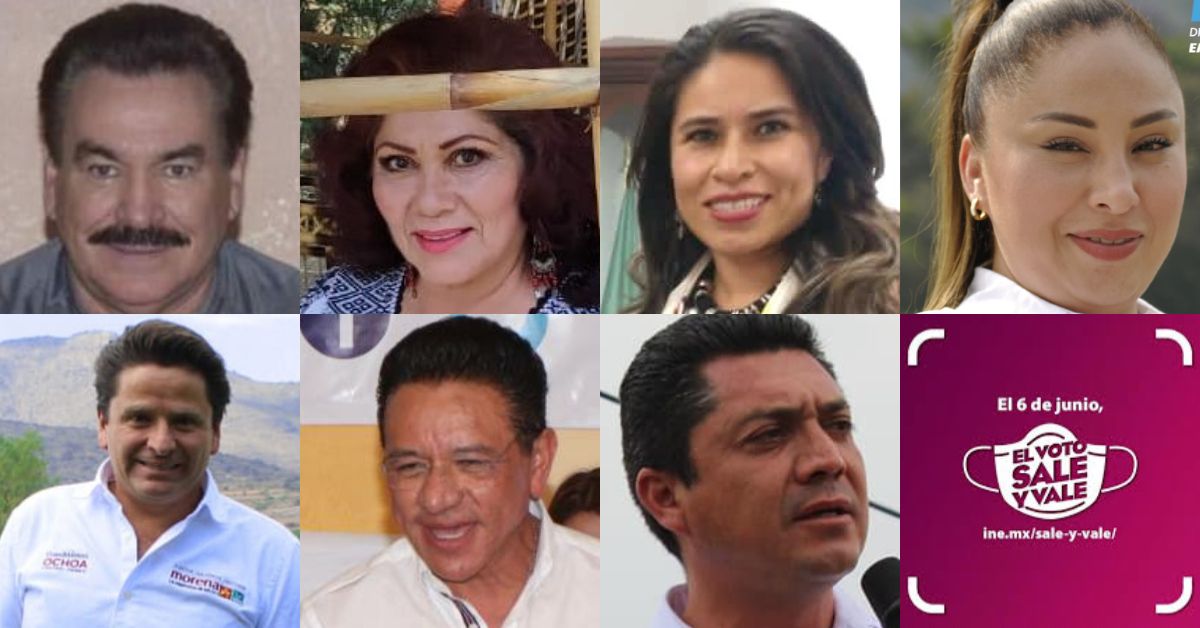 Marcador de 4:3 de Coalición vs Alianza en diputaciones federales de Hidalgo