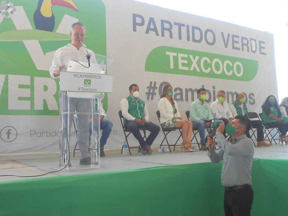 Palpitación y júbilo en grande con líderes del PVEM en Texcoco