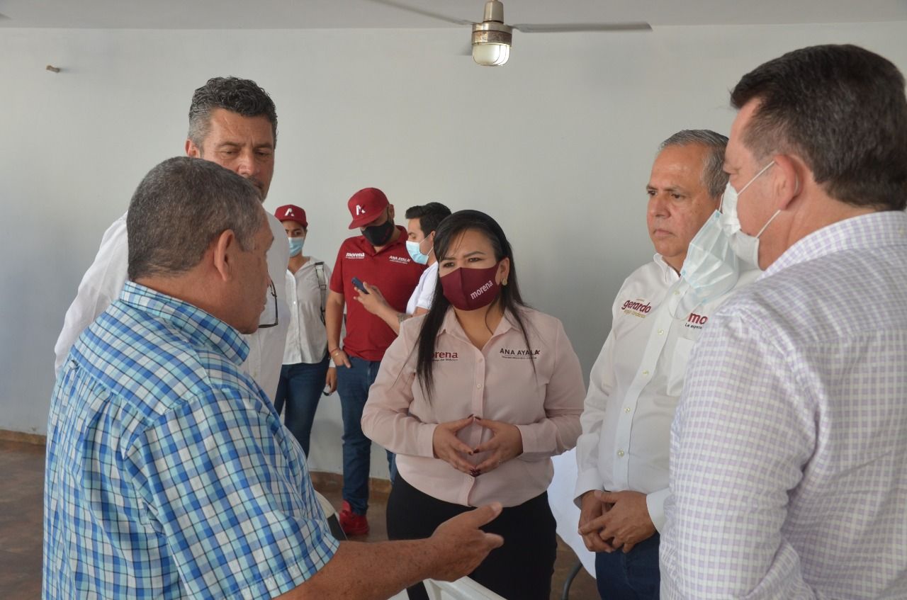 Ana Ayala se reúne con directores de centros de rehabilitación en Ahome
