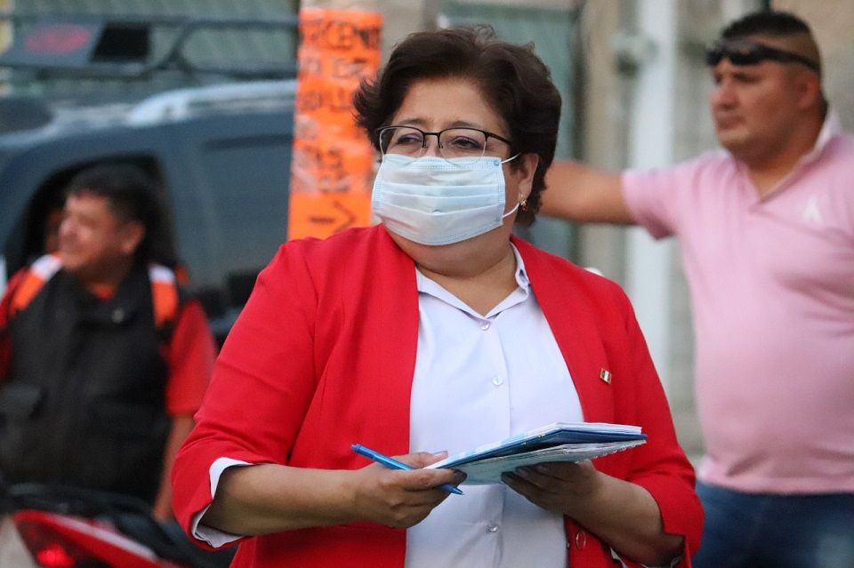 Rosalba Pineda propone rehabilitar red hidráulica para Chicoloapan