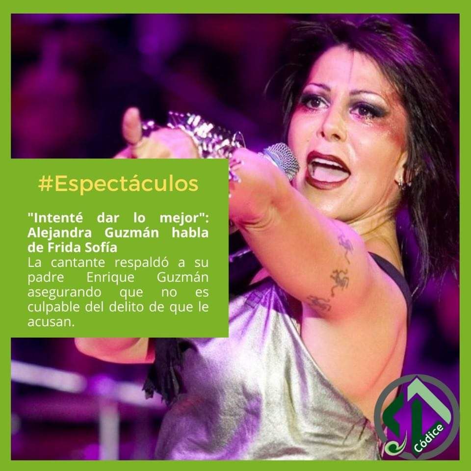 Intenté dar lo mejor, Alejandra Guzmán habla de Frida Sofía 
