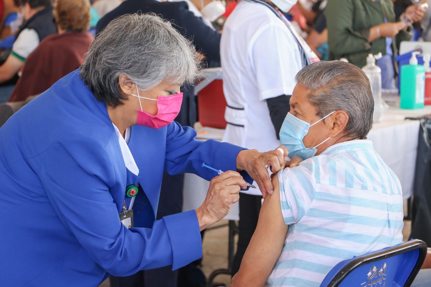 #En marcha La segunda dosis de vacuna contra COVID-19 para adultos mayores de Chimalhuacán