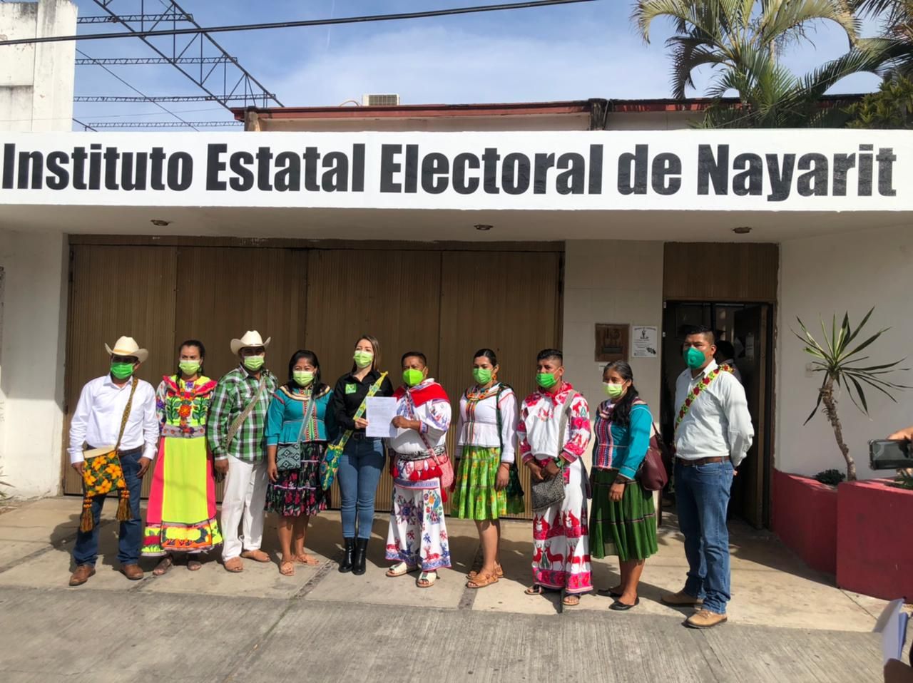 Se registran los candidatos del Partido Verde Ecologista en Nayarit 