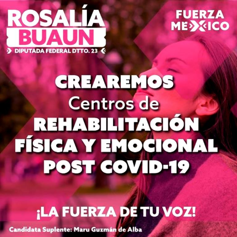 Rosalía Buaún de ganar creará centros de rehabilitación física y emocional post COVID-19 en Coyoacán