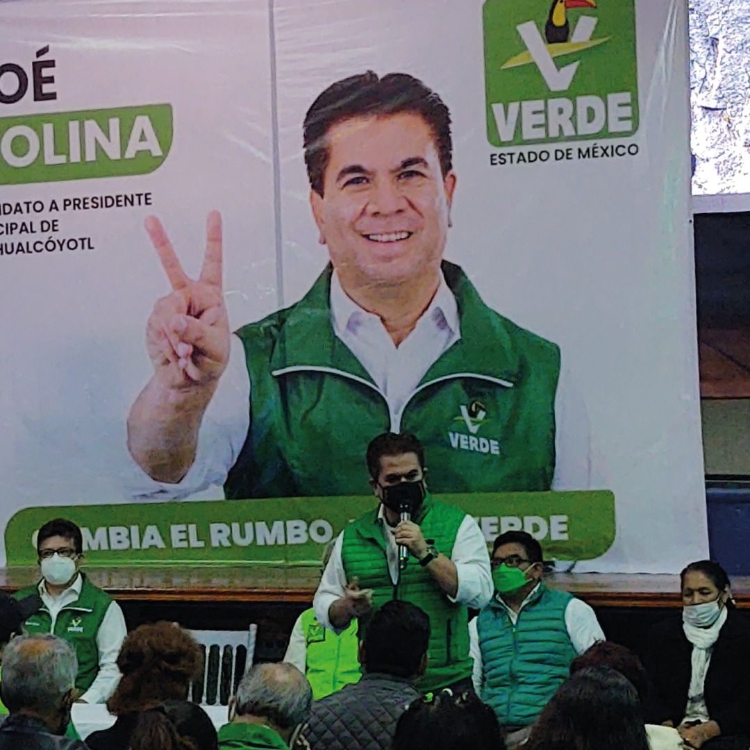 Noé Molina Rusiles es candidato a la presidencia municipal de Nezahualoyotl por el PVEM