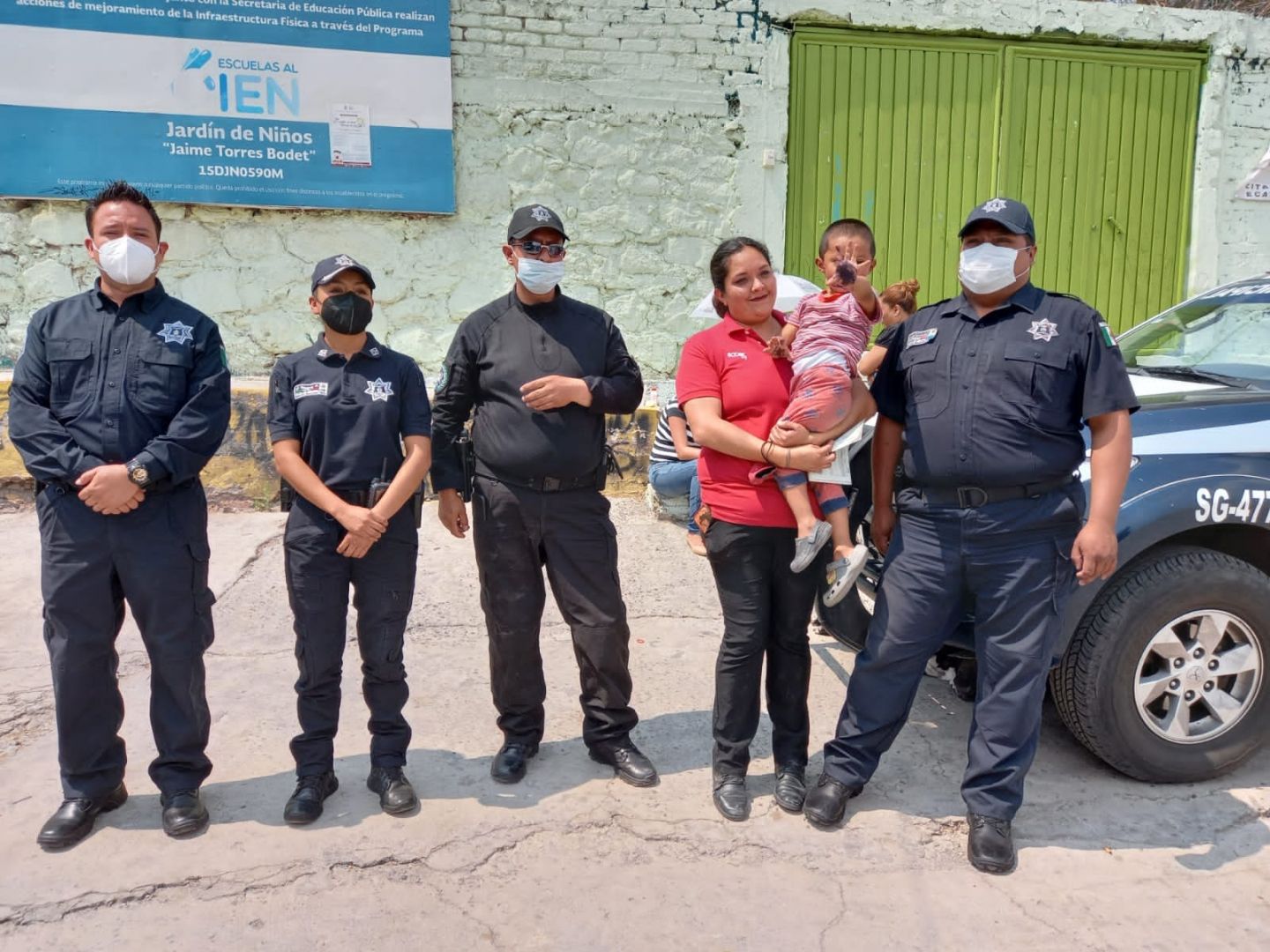 Reacción inmediata de policías de Ecatepec permite que niño de 3 años regrese a casa