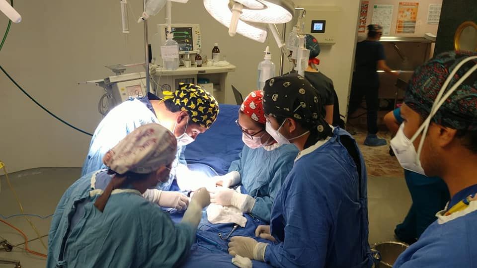 Concluye primera jornada de cirugías de
labio y paladar hendido, organizada por el Imiem.