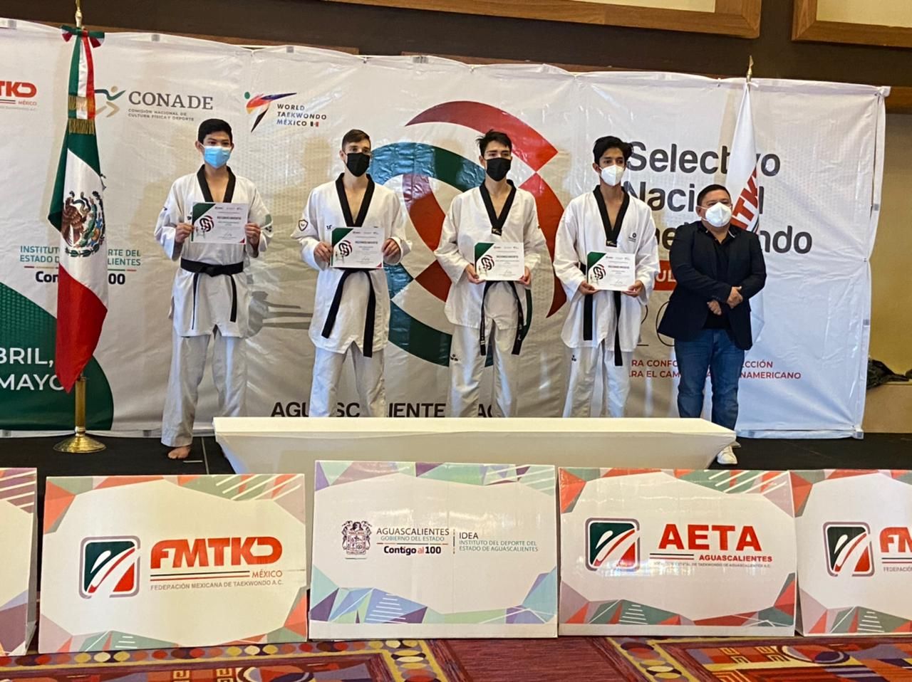 Gana Edomex  primer lugar de selectivo nacional de taekwondo 
