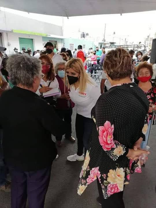 La #abanderada de Morena a la #alcaldía de Chicoloapan: Nancy Gómez, sigue #ganando adeptos y #simpatía de la ciudadanía 