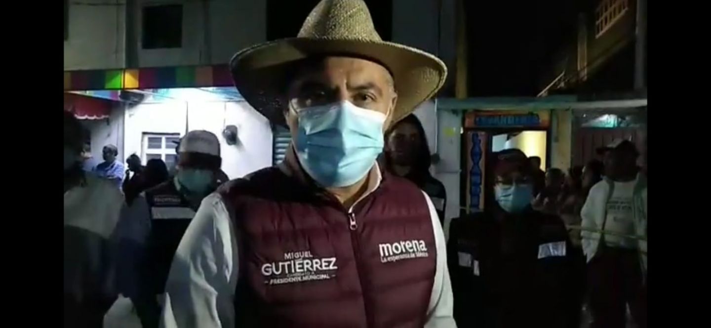 #Anoche fue baleado el de  logística de Miguel Gutiérrez en Chalco
