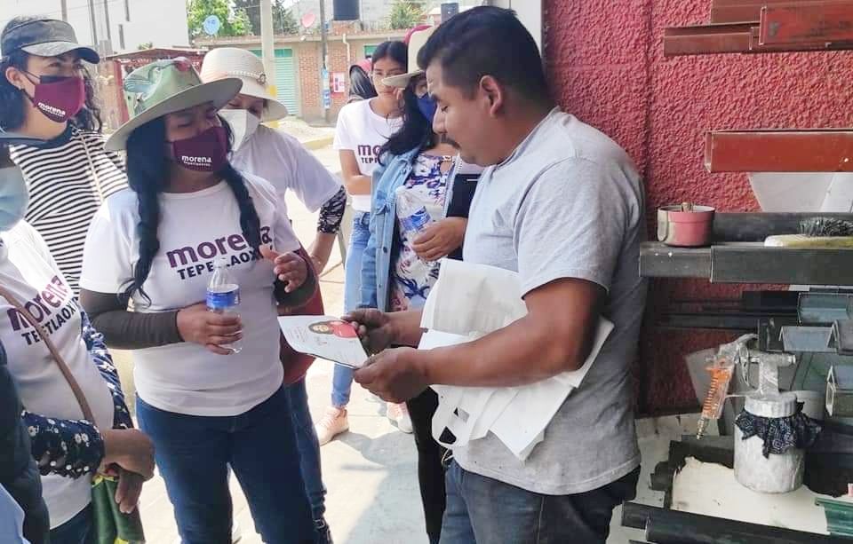 Adversarios políticos en Tepetlaoxtoc carecen de propuestas y optan por la descalificacion: Eva Bustamante Venegas 