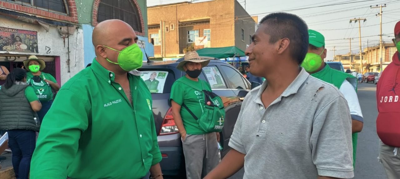#Con Eduardo Diaz Chalco se pinta de verde, la población merece atención y buen gobierno, dice