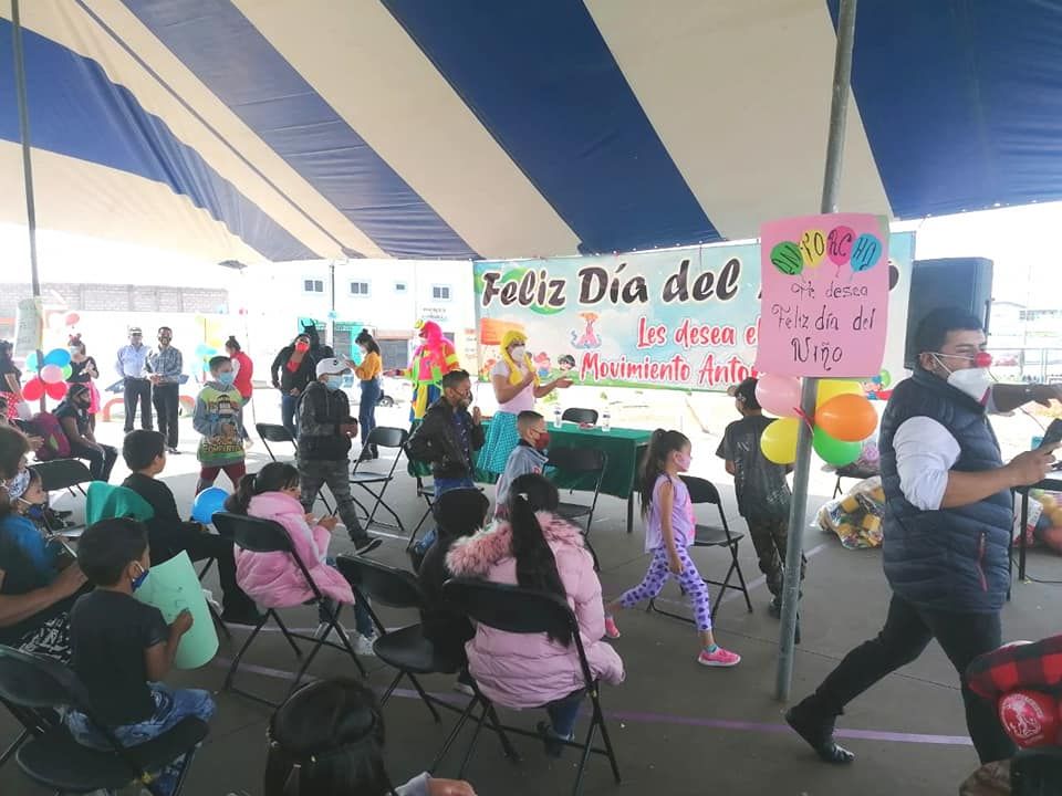 Siguen festejando El Día del Niño en las instalaciones de Nextlalpan