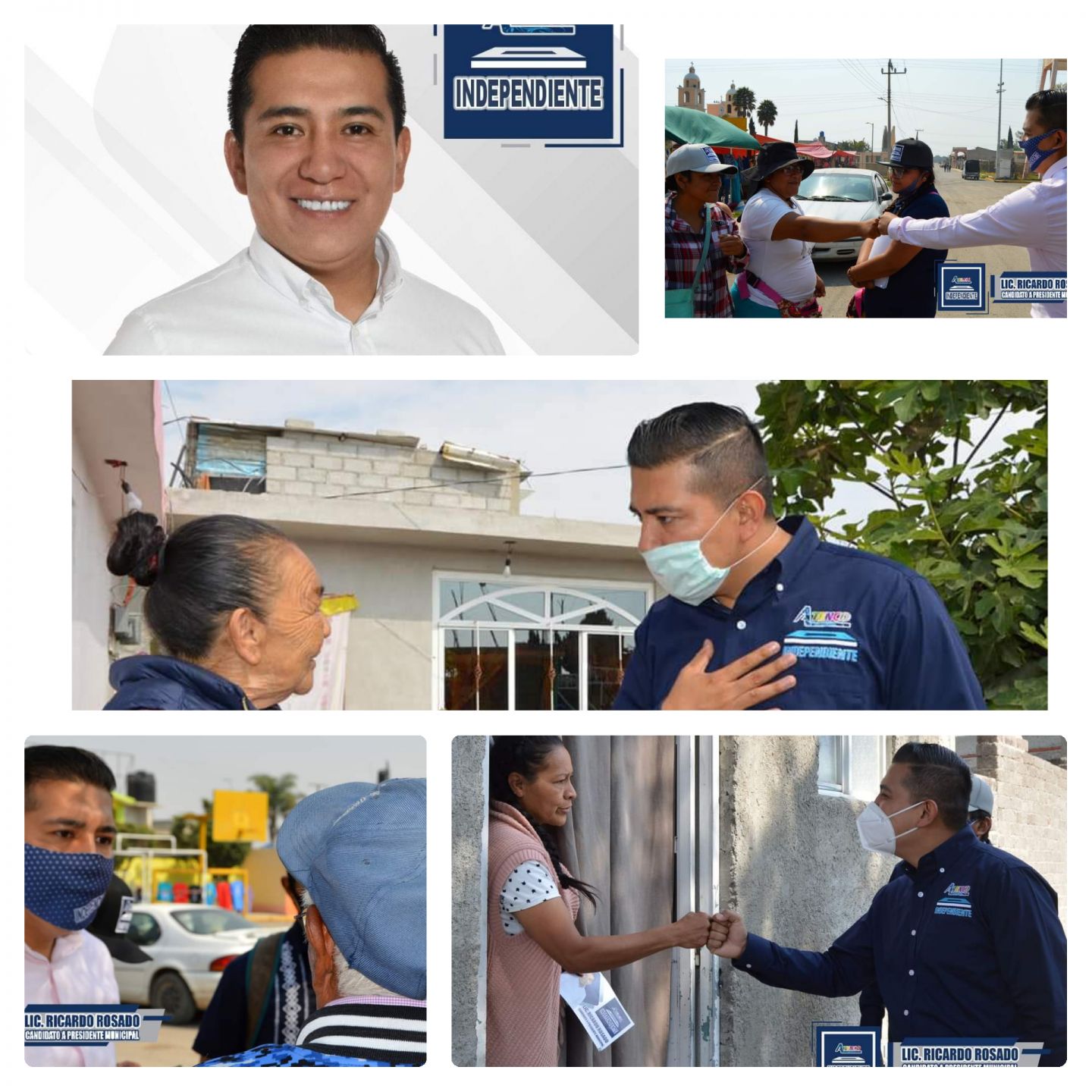 Candidato Ricardo Rosado gana confianza para gobernar Atenco y la población se suma a su proyecto 
