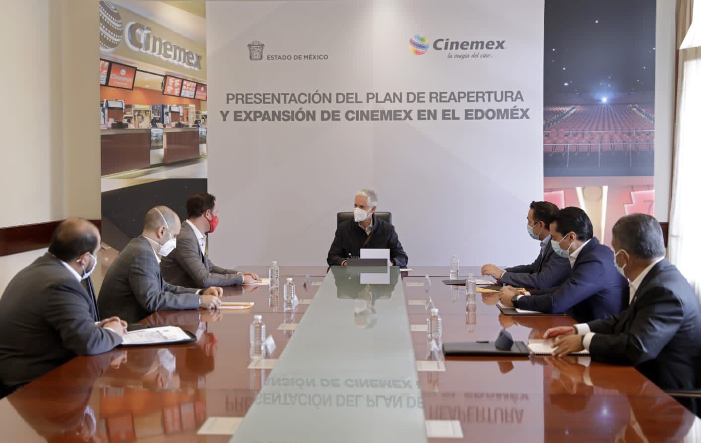Presentan Plan de Reapertura y Expansión de CINEMEX en el Estado de México