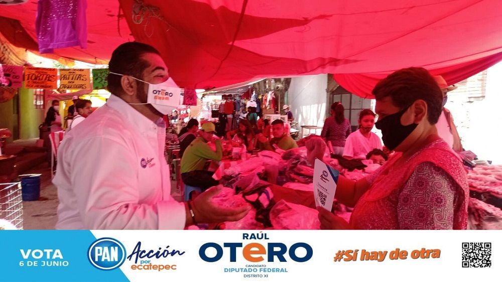 A paso firme Raúl Otero con la convicción de ganar el Distrito 11 Federal en Ecatepec